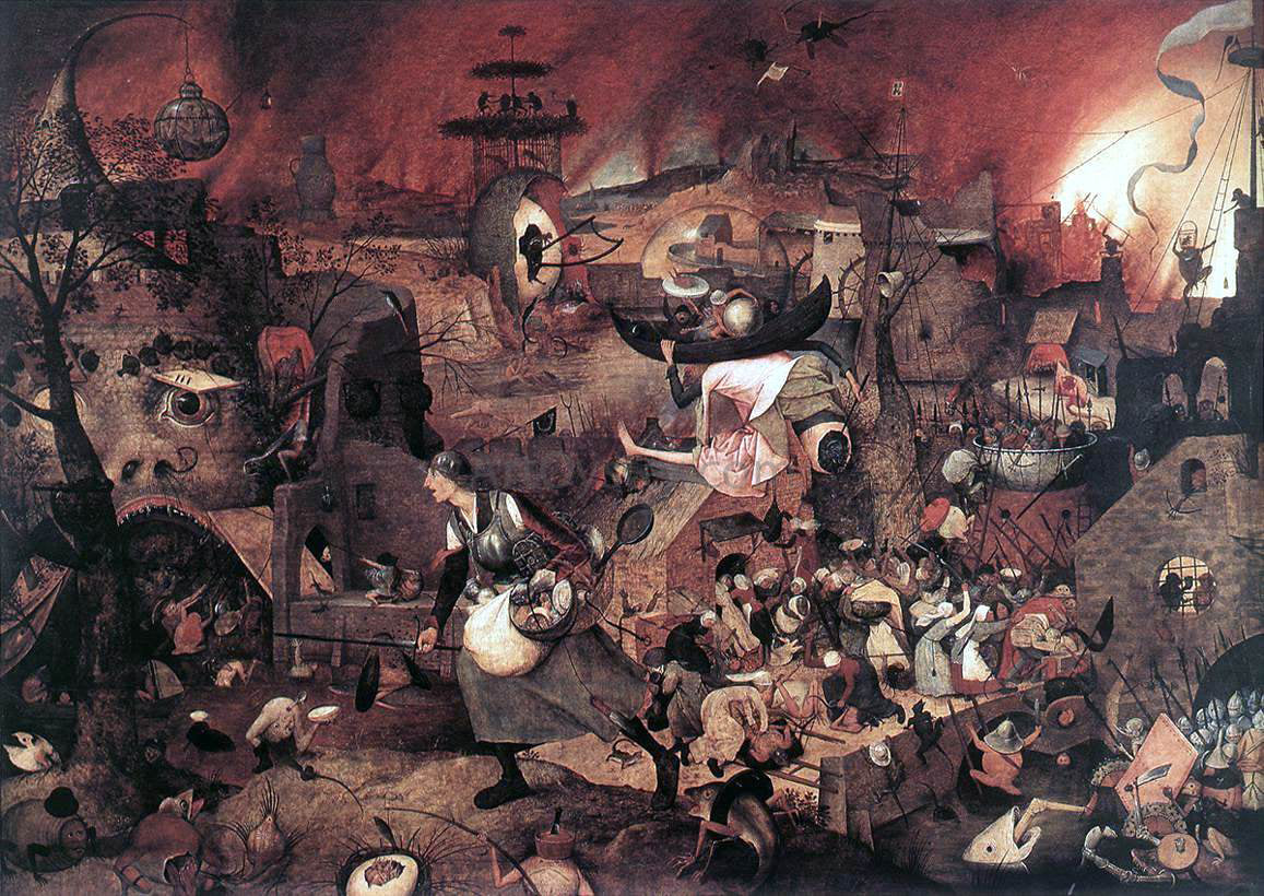 The Elder Pieter Bruegel Dulle Griet (Mad Meg) - Canvas Print