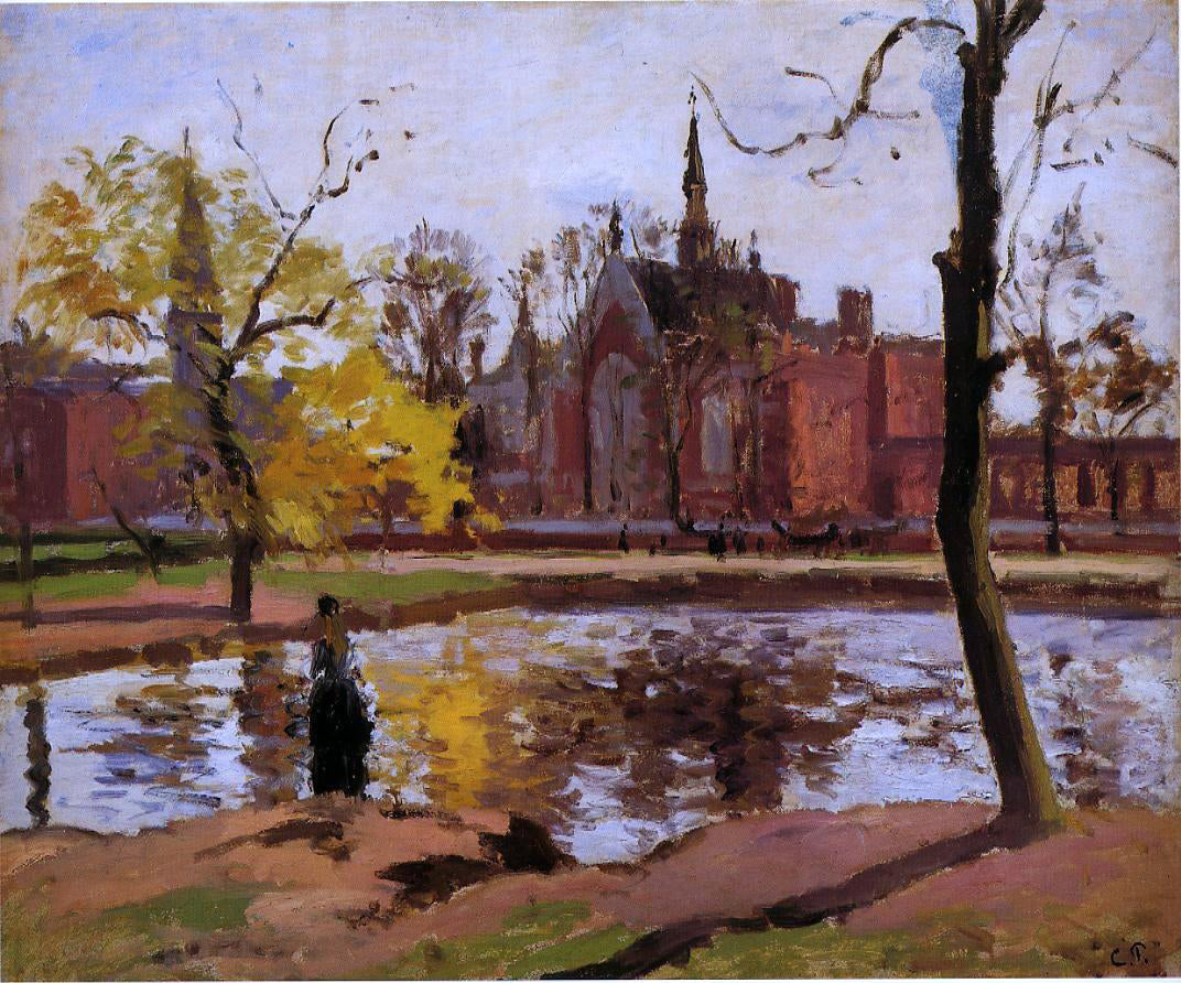 Camille Pissarro Dulwich College, London - Canvas Print