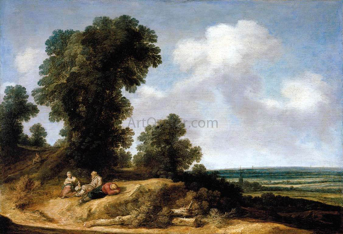 Pieter De Molyn Dune Landscape - Canvas Print