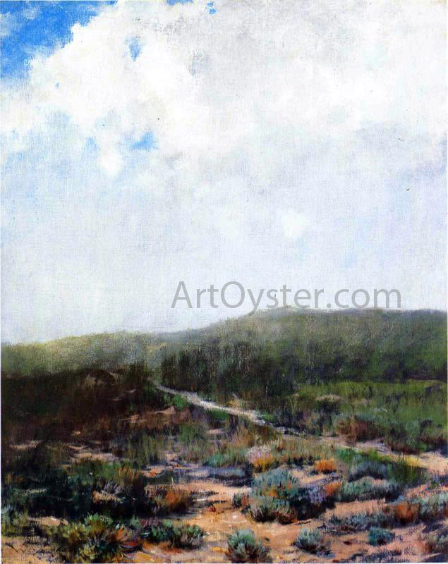 William Merritt Chase Dunes at Shinnecock - Canvas Print