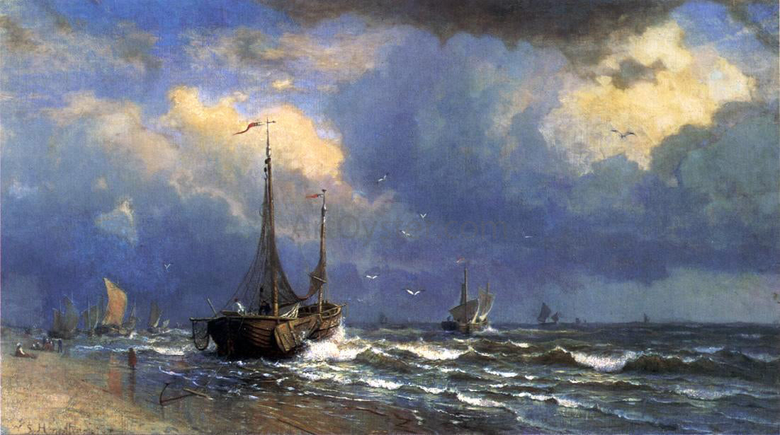 William Stanley Haseltine Dutch Coast - Canvas Print