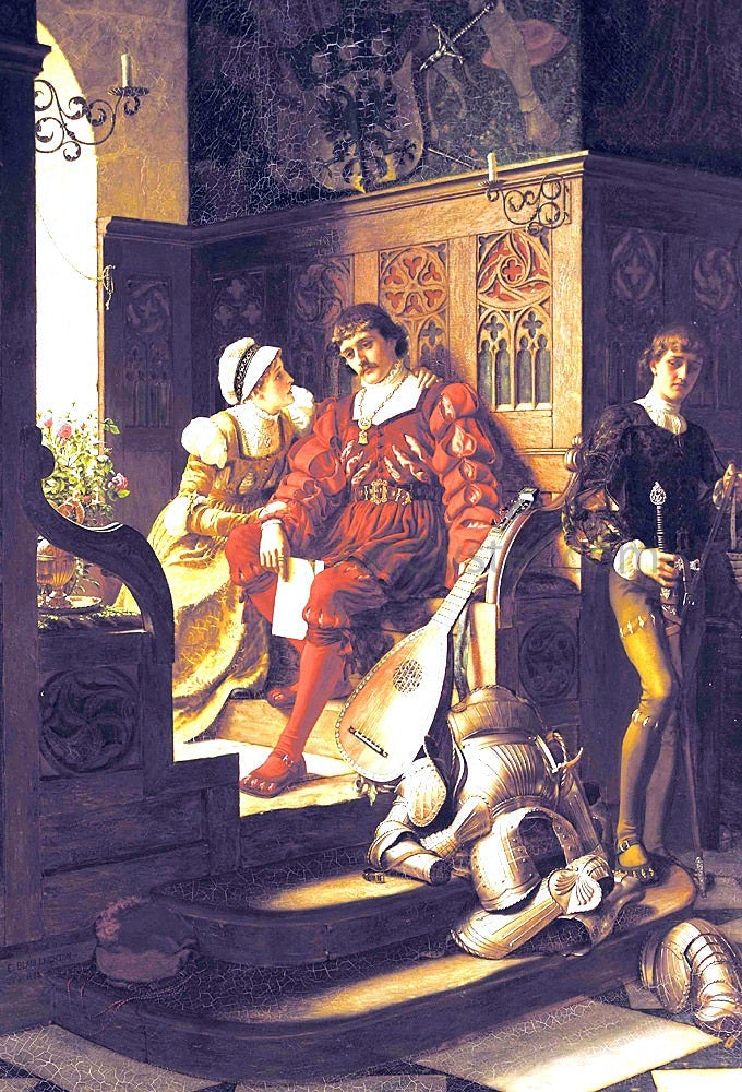 Edmund Blair Leighton Duty - Canvas Print