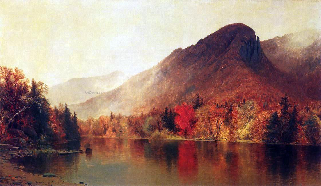 Jervis McEntee Eagle Cliff, Franconia, New Hampshire - Canvas Print