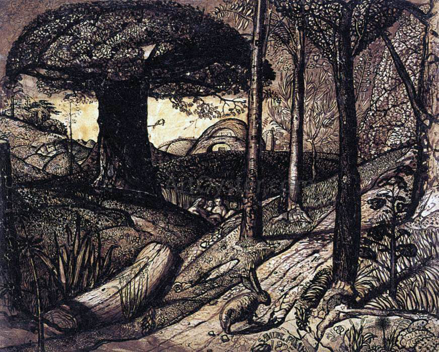 Samuel Palmer Early Morning - Canvas Print