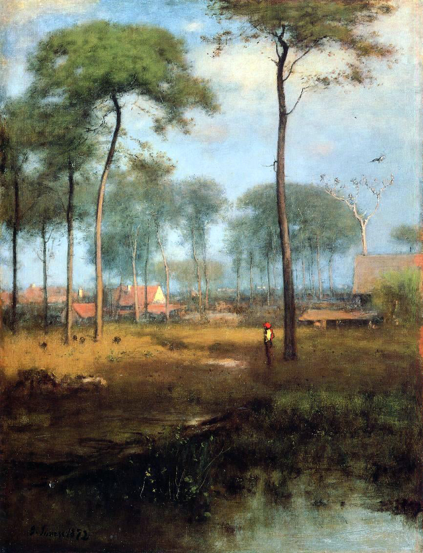 George Inness Early Morning, Tarpon Springs - Canvas Print