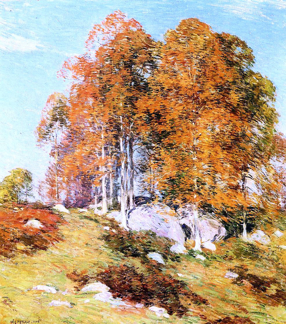 Willard Leroy Metcalf Early October - Canvas Print