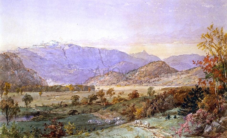 Jasper Francis Cropsey Early Snow on Mount Washington - Canvas Print