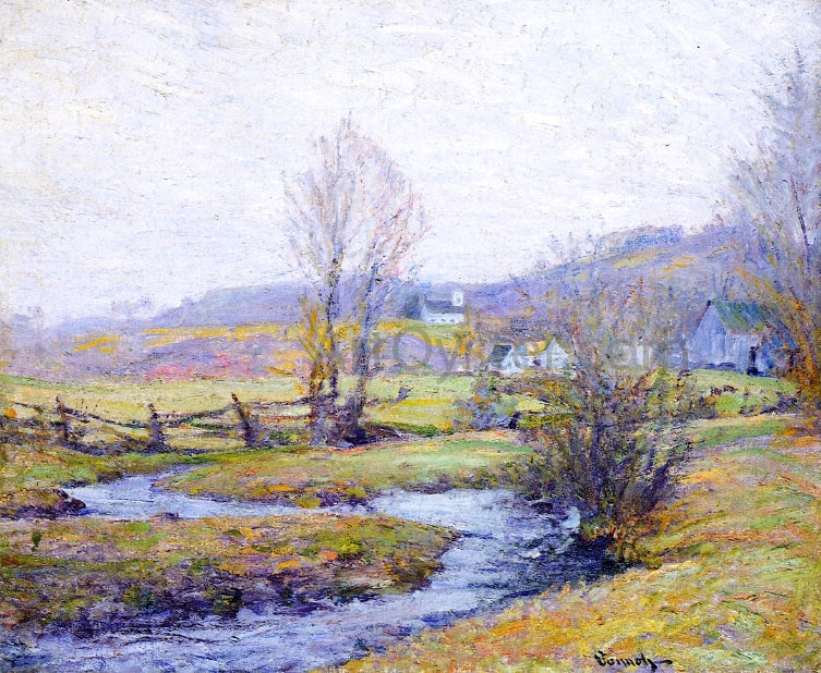 Robert Vonnoh Early Spring, Pleasant Valley, Connecticut - Canvas Print