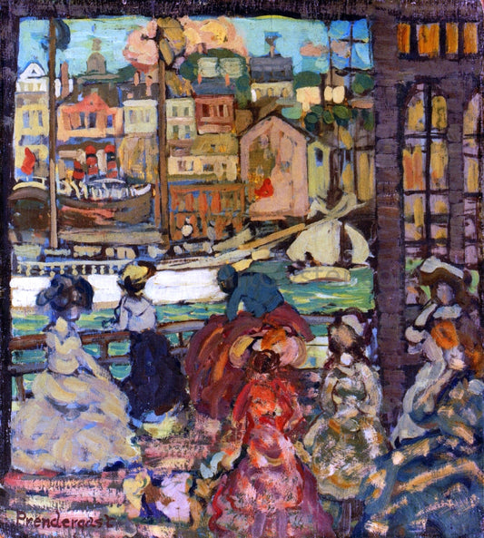 Maurice Prendergast East Boston Ferry - Canvas Print