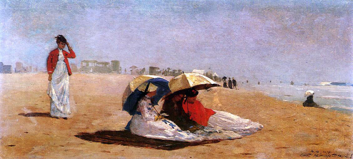 Winslow Homer East Hampton, Long Island - Canvas Print