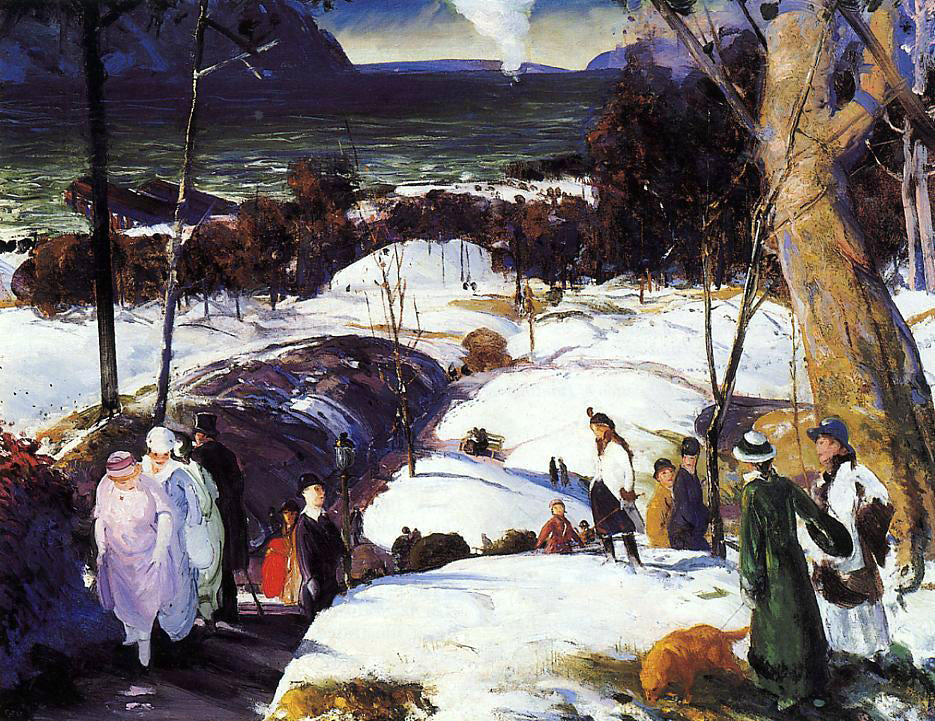 George Wesley Bellows Easter Snow - Canvas Print