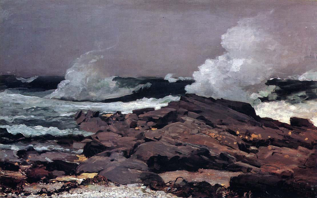 Winslow Homer Eastern Point, Prout's Neck - Canvas Print