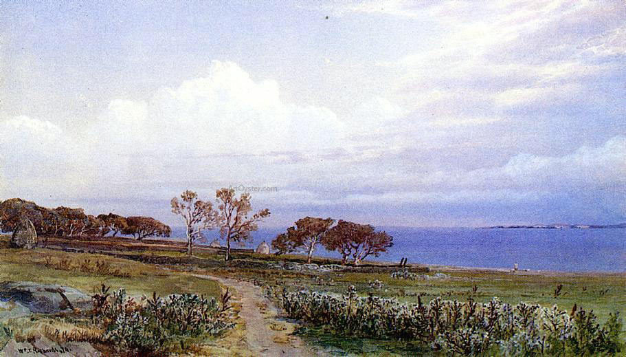 William Trost Richards Easton's Point, Newport - Canvas Print