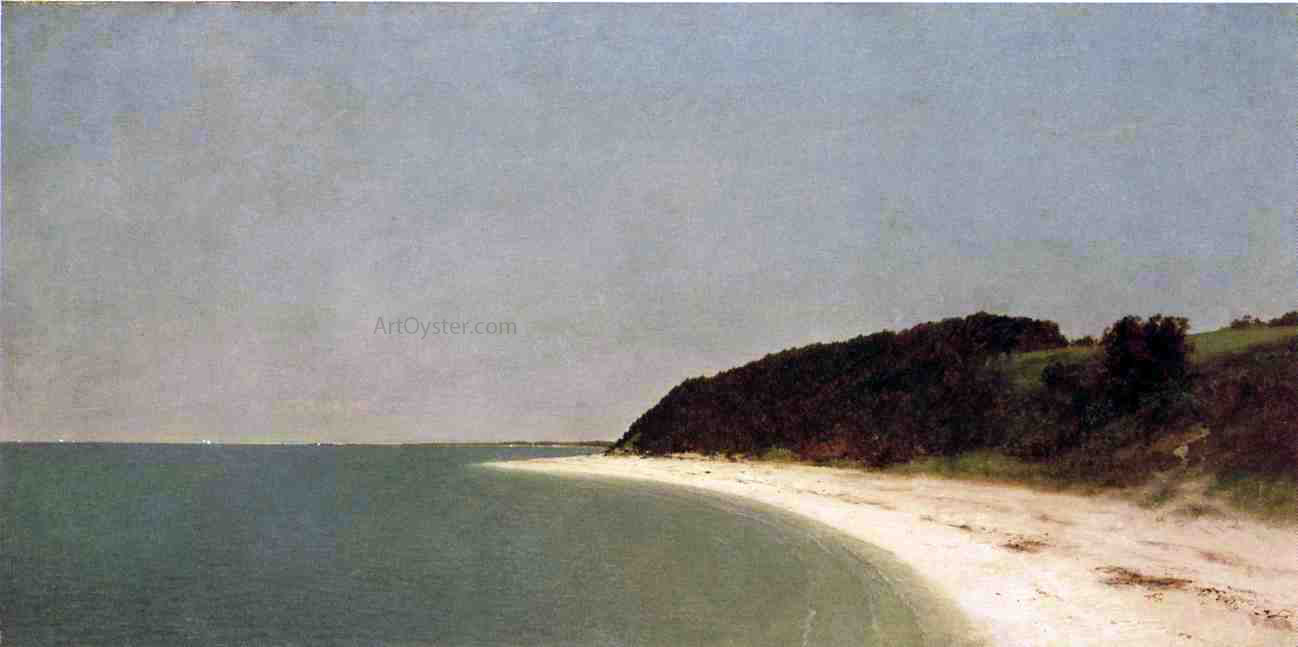 John Frederick Kensett Eatons Neck Long Island - Canvas Print