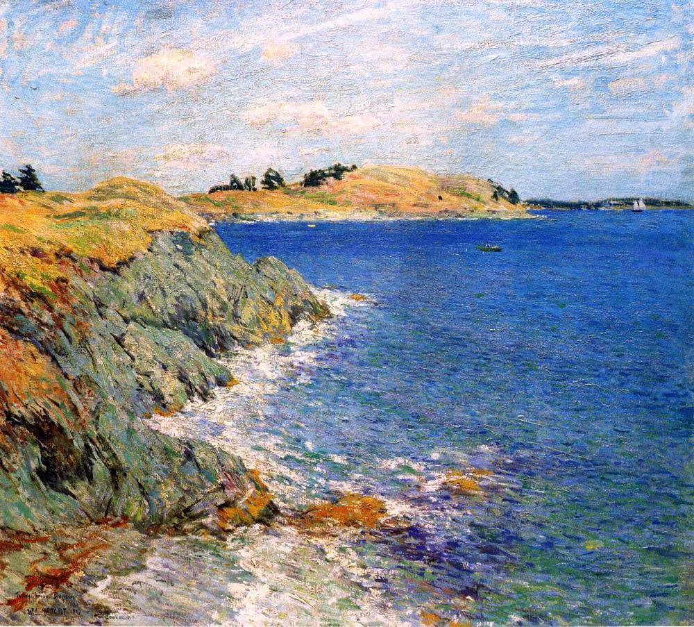 Willard Leroy Metcalf Ebbing Tide, Version Two - Canvas Print