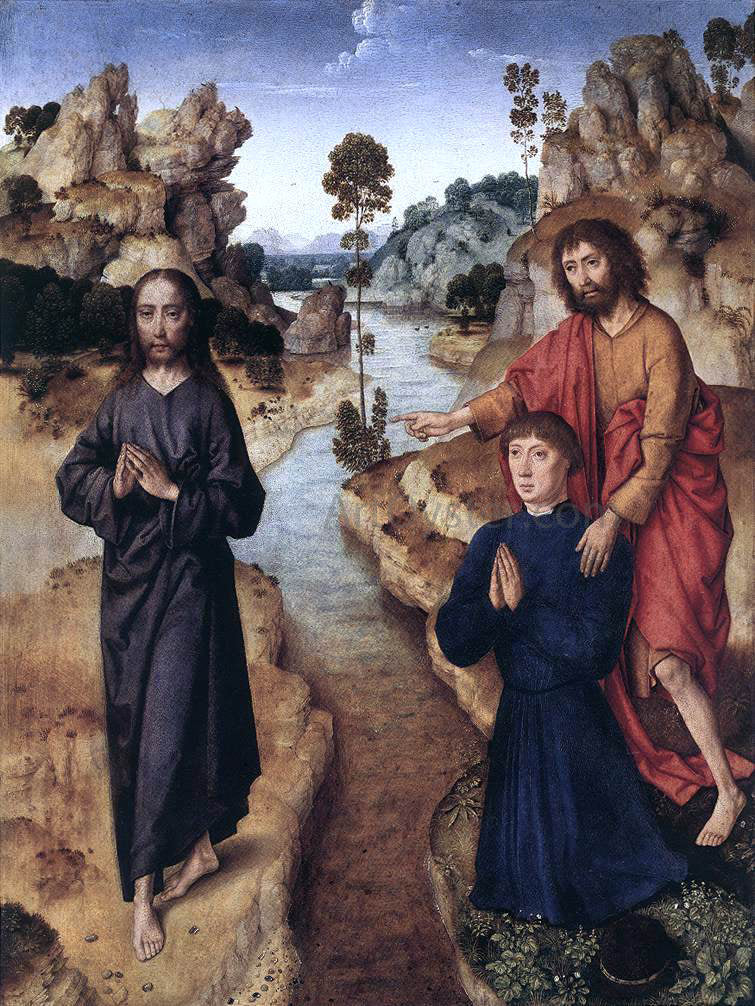Dirck Bouts Ecce agnus Dei - Canvas Print