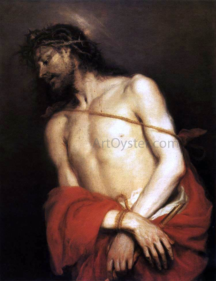 The Younger Mateo Cerezo Ecce Homo - Canvas Print