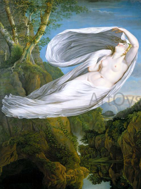Guy Head Echo Flying from Narcissus - Canvas Print