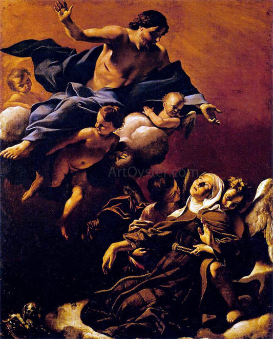 Giovanni Lanfranco Ecstasy of St Margaret of Cortona - Canvas Print