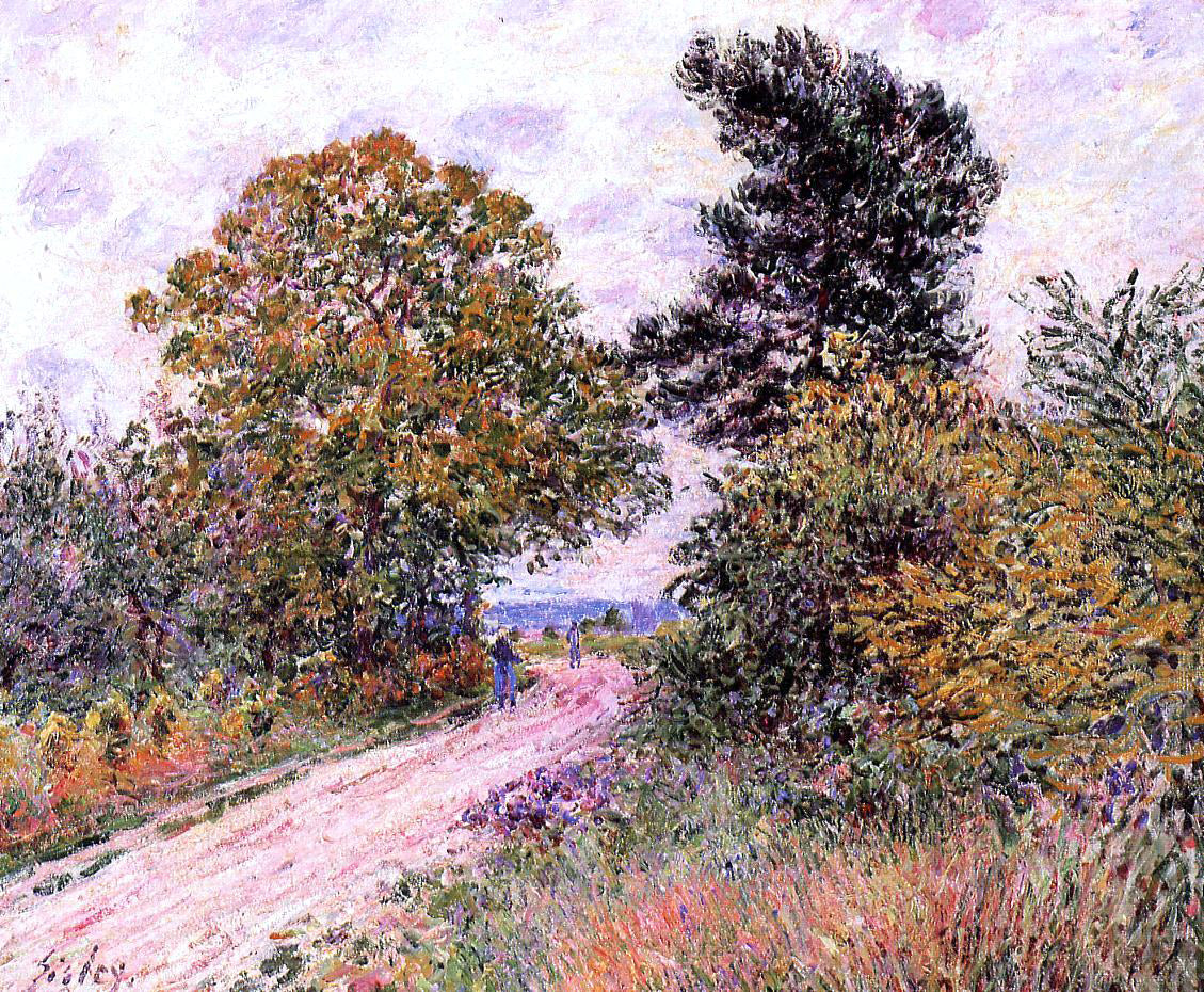 Alfred Sisley Edge of the Fountainbleau Forest - Morning - Canvas Print
