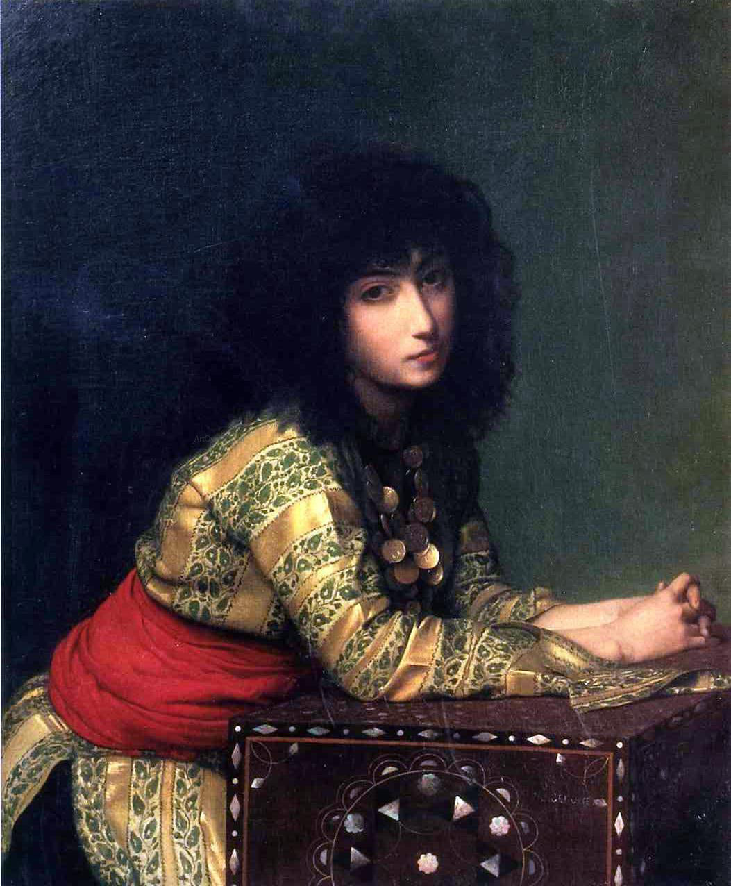 Jean-Leon Gerome Egyptian Girl - Canvas Print