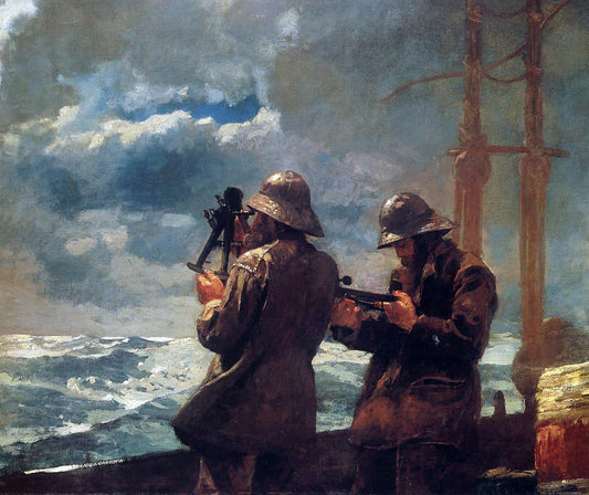 Winslow Homer Eight Bells - Canvas Print