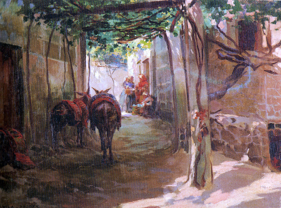 Julio Vila Prades El Camino - Canvas Print