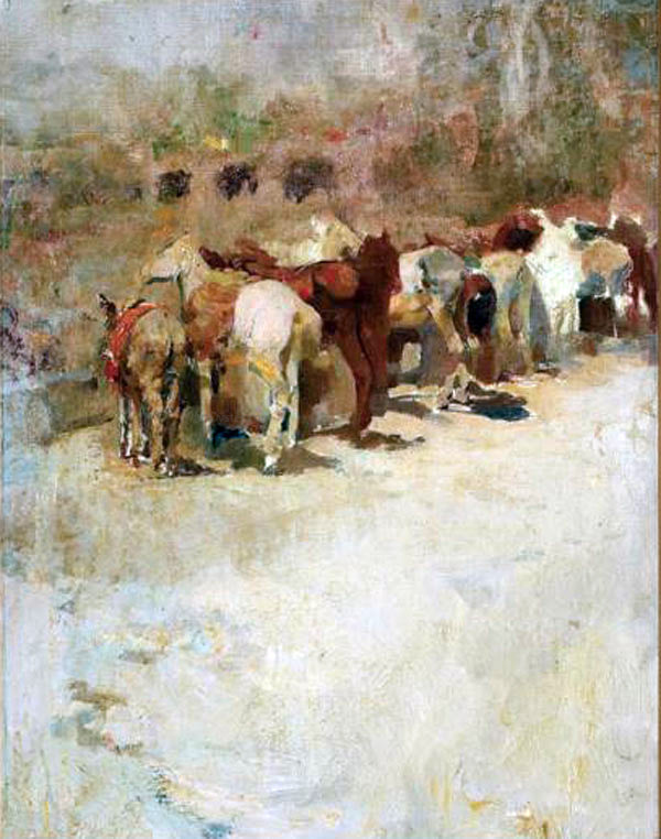 Jose Navarro Llorens El Camino - Canvas Print