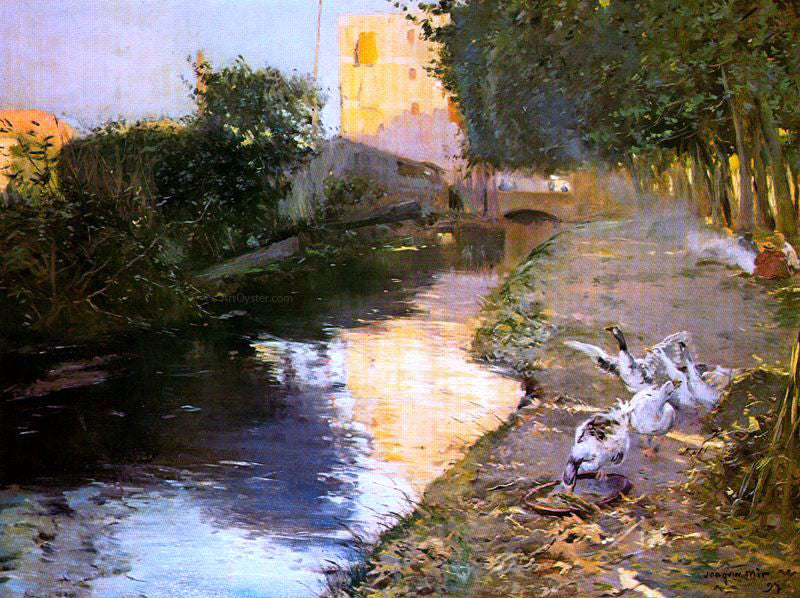 Joaquin Mir Trinxet El Rio - Canvas Print