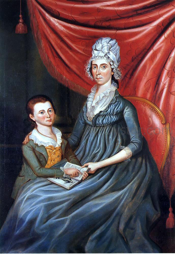Charles Peale Polk Eleanor Conway Hite and Son, James Madison Hite - Canvas Print