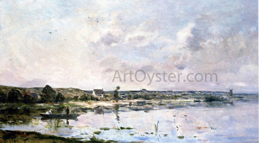 Hippolyte Camille Delpy Elegant Lady on the Oise - Canvas Print