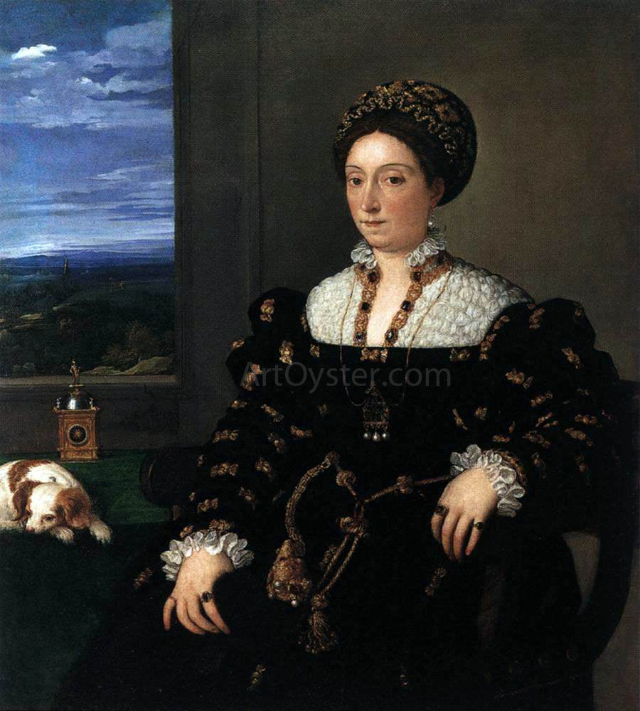 Titian Eleonora Gonzaga - Canvas Print