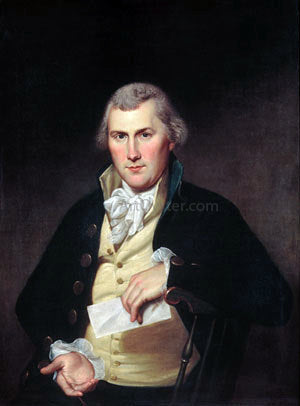 Charles Willson Peale Elie Williams - Canvas Print