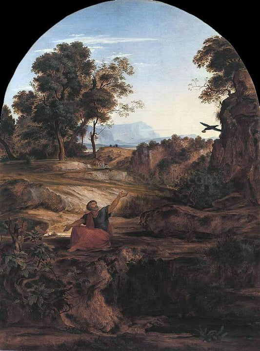 Ferdinand Olivier Elijah in the Wilderness - Canvas Print
