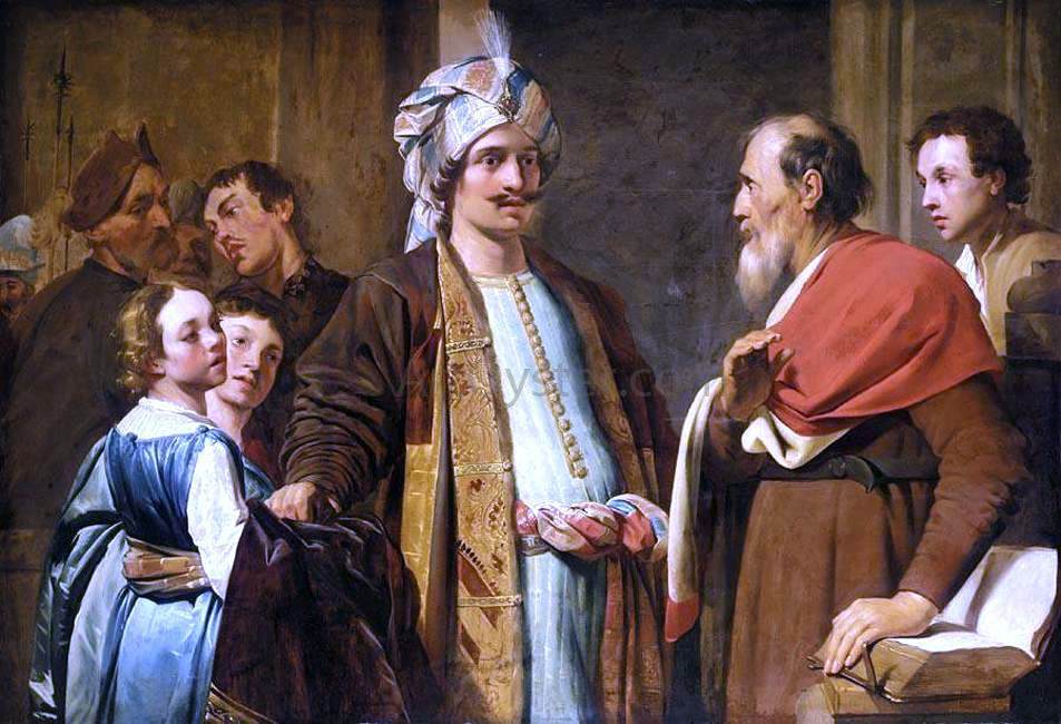 Pieter De Grebber Elisha Refusing Gifts from Naaman - Canvas Print