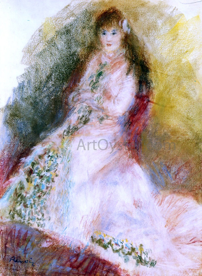 Pierre Auguste Renoir Ellen Andree - Canvas Print
