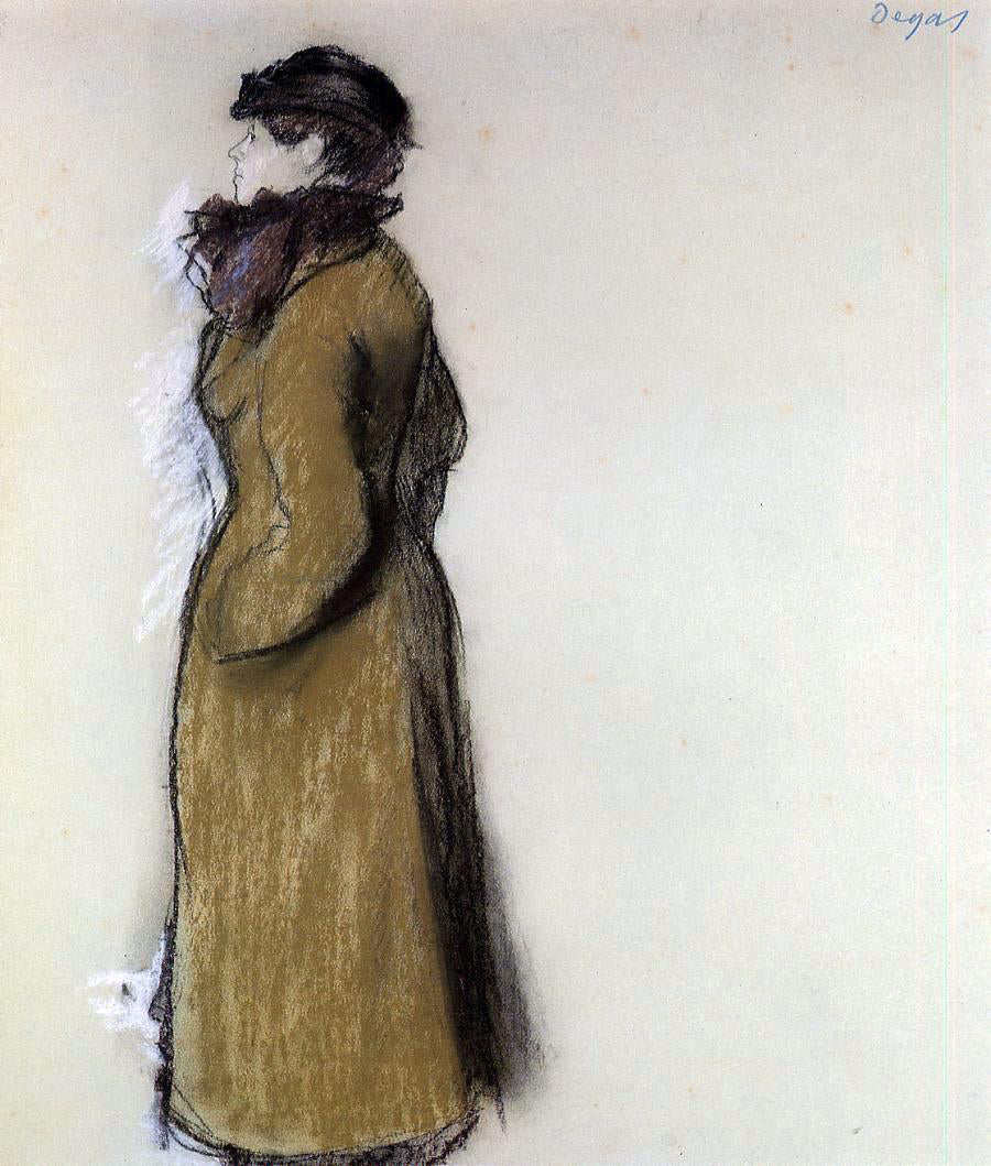 Edgar Degas Ellen Andree - Canvas Print