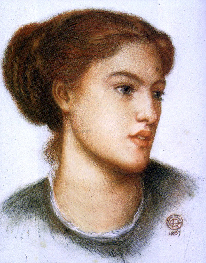 Dante Gabriel Rossetti Ellen Smith - Canvas Print