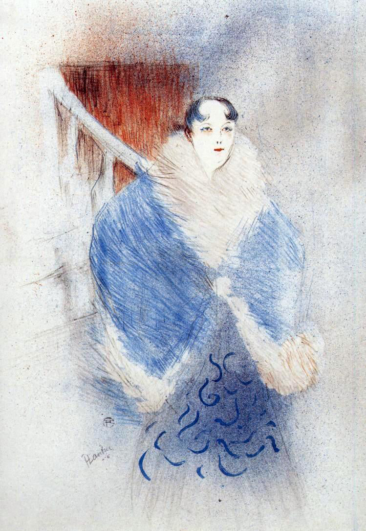 Henri De Toulouse-Lautrec Elsa, Known as the Viennese - Canvas Print