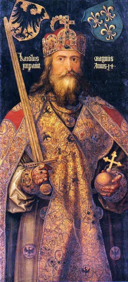 Albrecht Durer Emperor Charlemagne - Canvas Print
