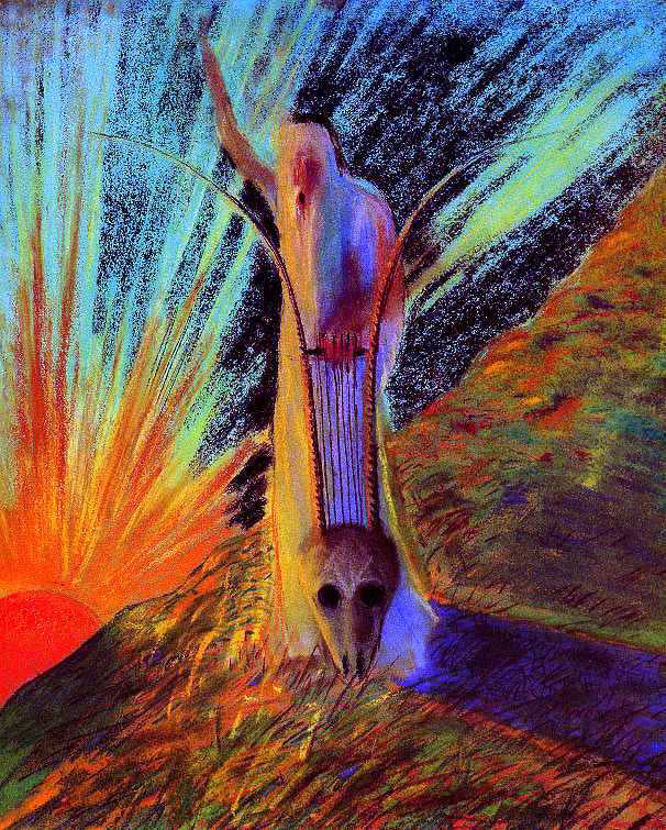 Mikalojus Ciurlionis Enchanted City - Morning, Fantasy - Canvas Print