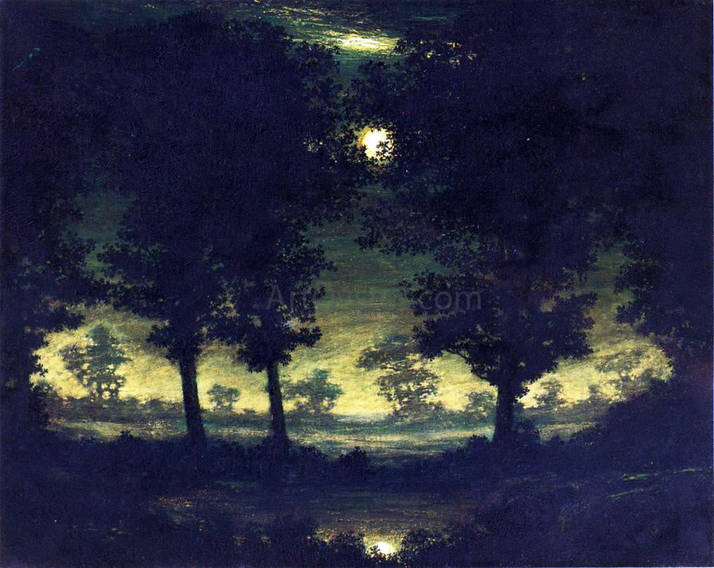 Ralph Albert Blakelock Enchanted Pool - Canvas Print