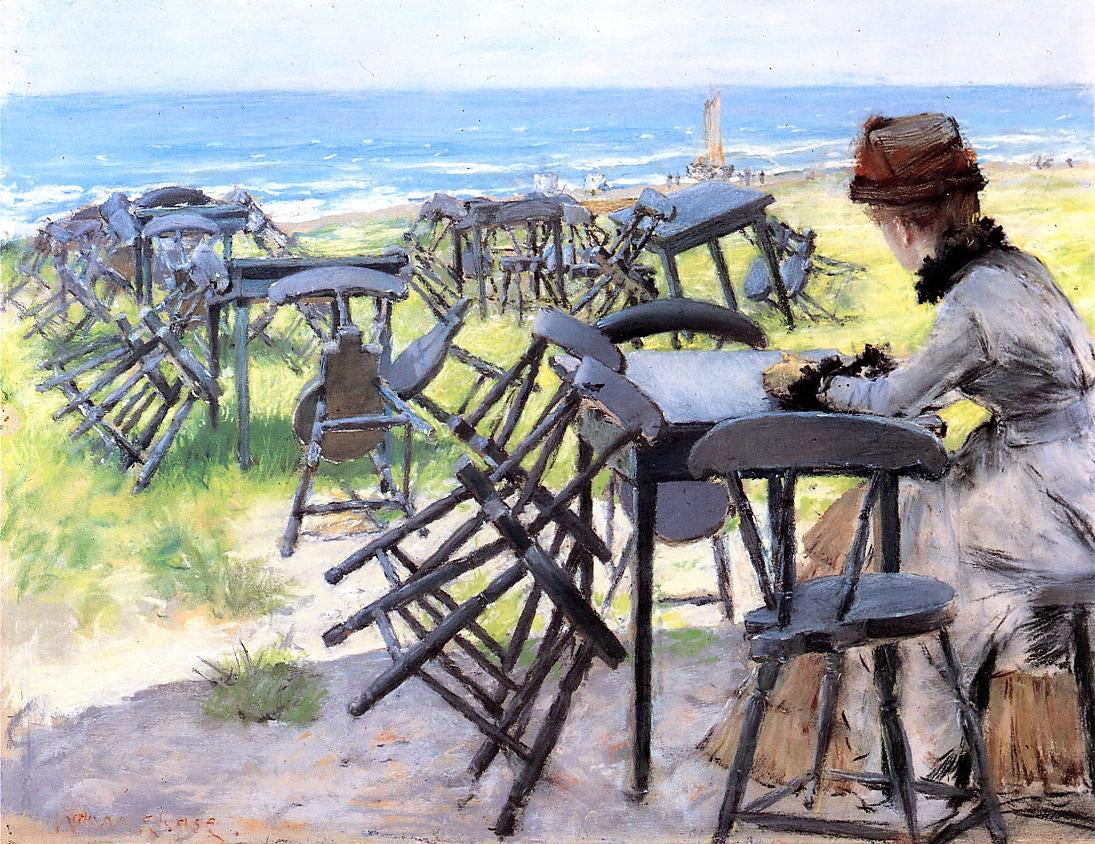 William Merritt Chase End of the Season - Canvas Print