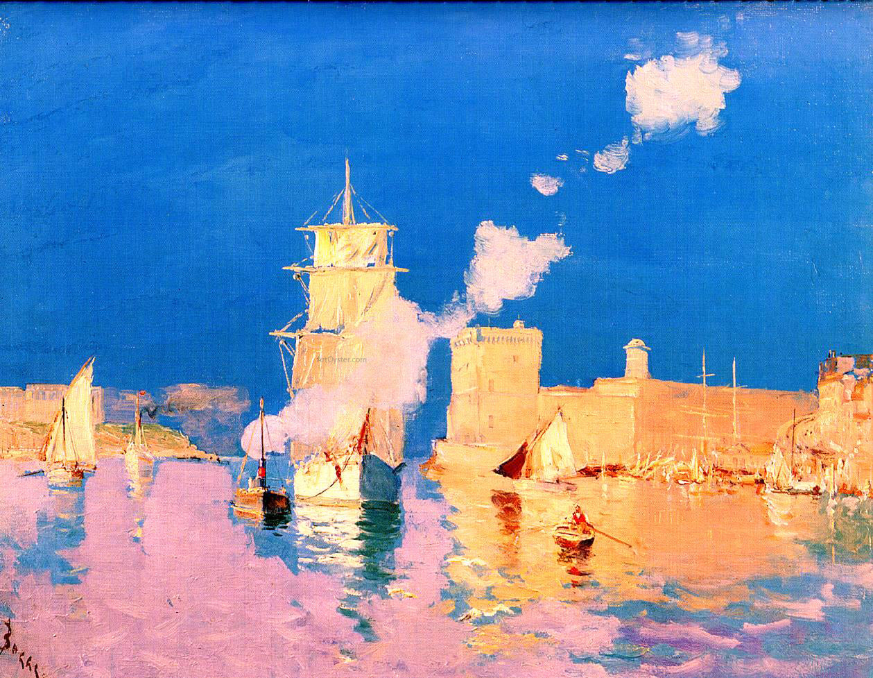 Alexandre-Denis Abel De Pujol Entering the Port of Marseilles - Canvas Print