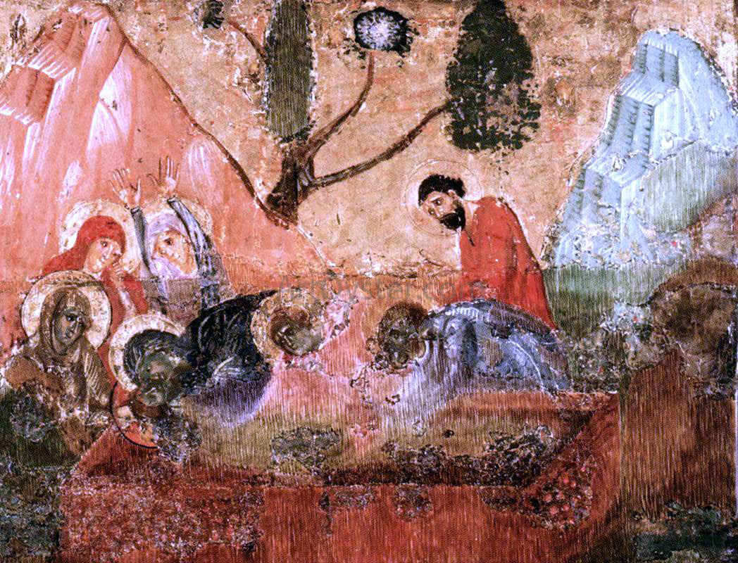 Guido Da siena Entombment - Canvas Print