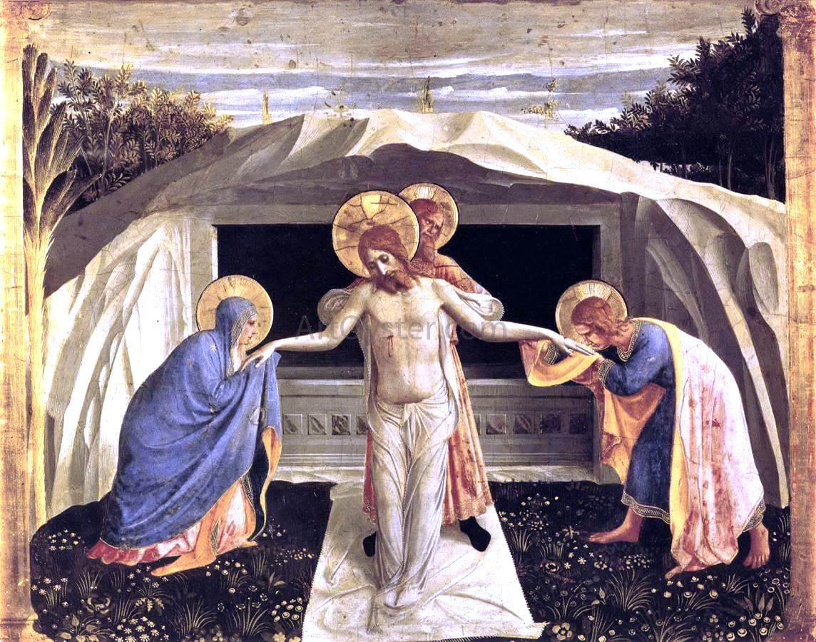Fra Angelico Entombment (San Marco Altarpiece) - Canvas Print