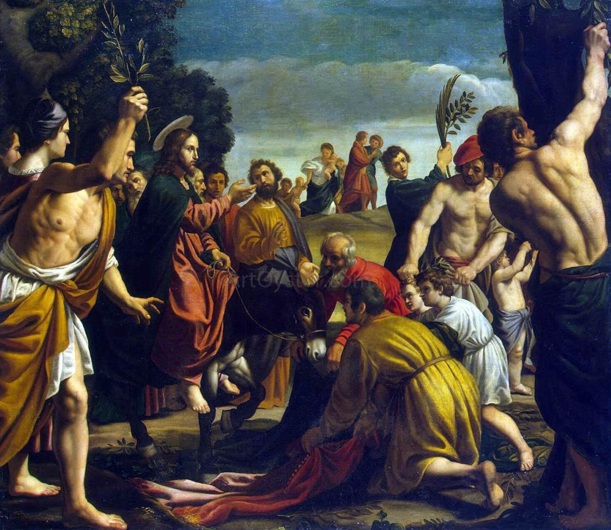 Pedro Orrente Entry into Jerusalem - Canvas Print