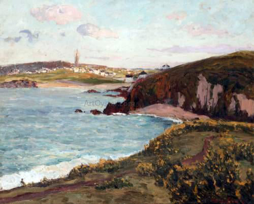 Maxime Maufra Environs de Douarnenez - Canvas Print