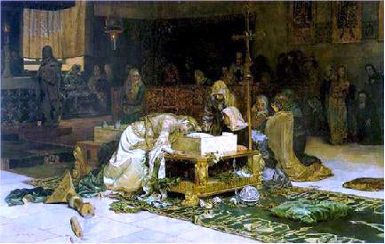 Antonio Munoz Degrain Escena - Canvas Print