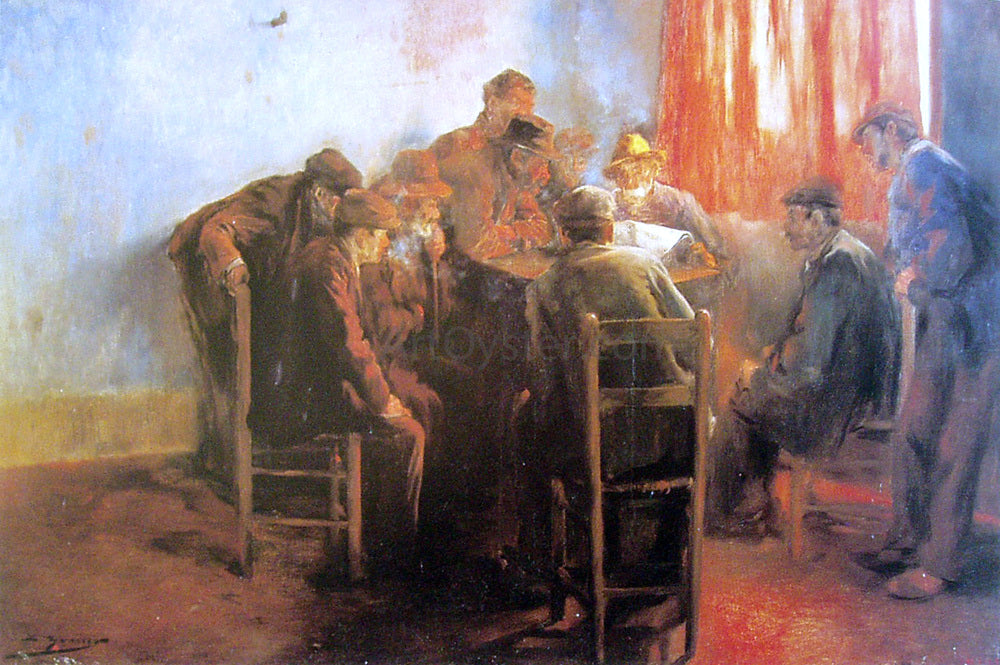 Luis Graner Escena Interior - Canvas Print